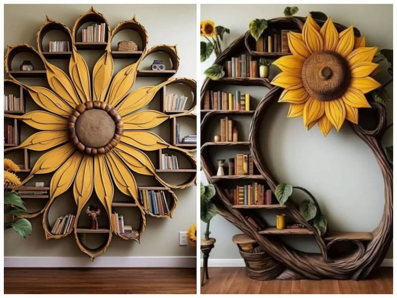 عکس کتابخانه برای اتاق