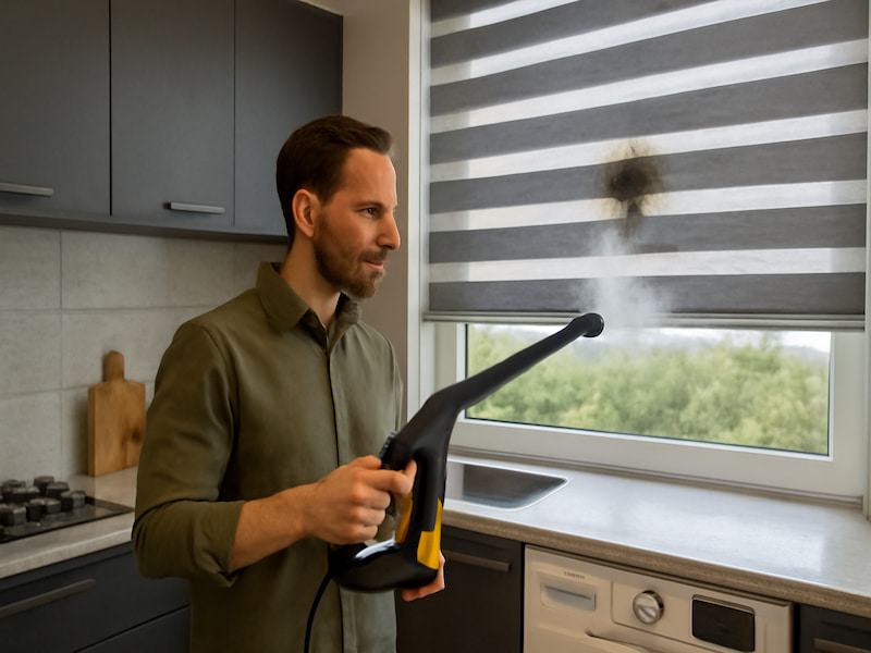 اشتباهات رایج هنگام شستن پرده زبرا