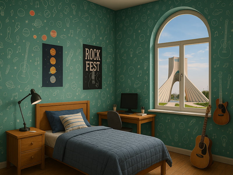 بهترین رنگ کاغذ دیواری اتاق خواب