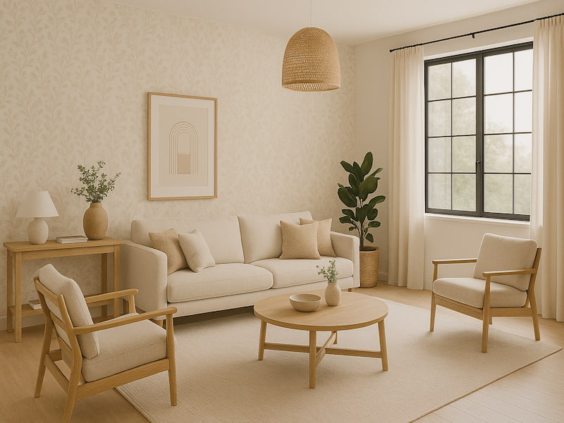 بهترین رنگ کاغذ دیواری برای پذیرایی