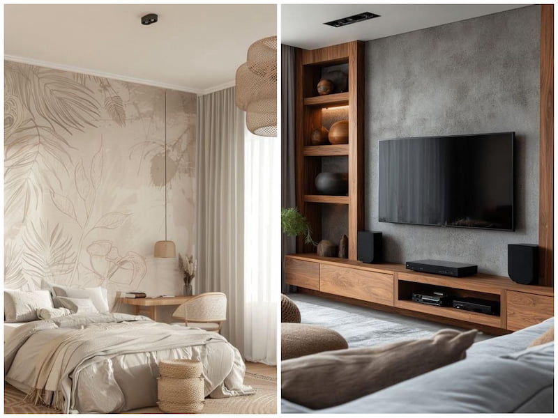 تفاوت بین کاغذ دیواری و پوستر دیواری