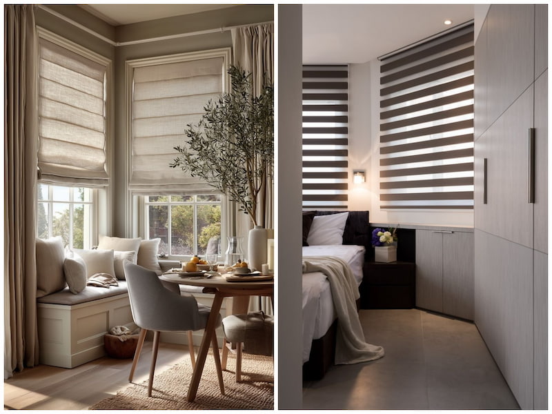 مراقبت روزمره از پرده زبرا برای دیرتر کثیف شدن