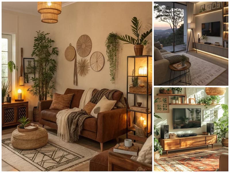 ایده برای دکوراسیون اتاق نشیمن