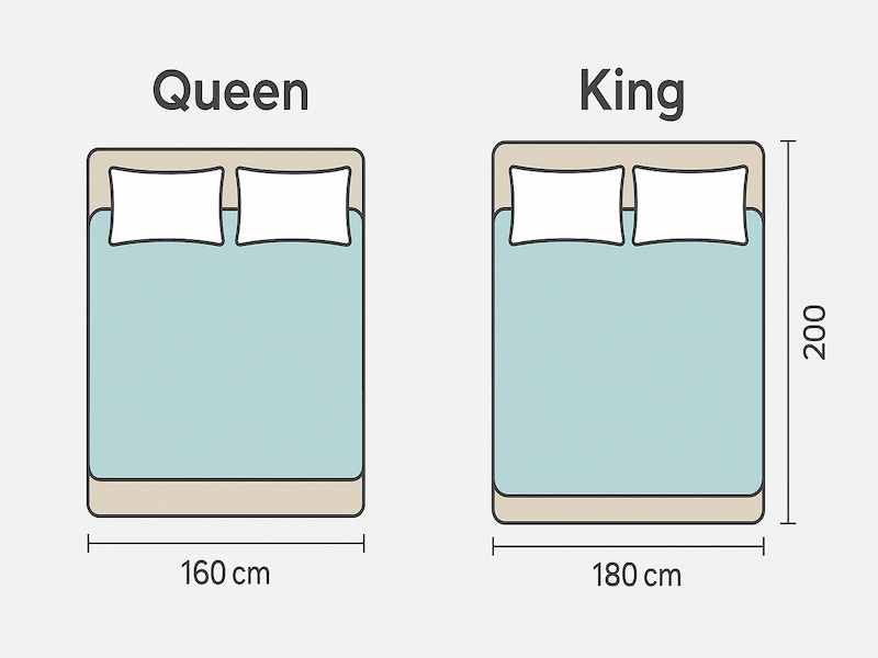 تفاوت تخت کینگ و کویین