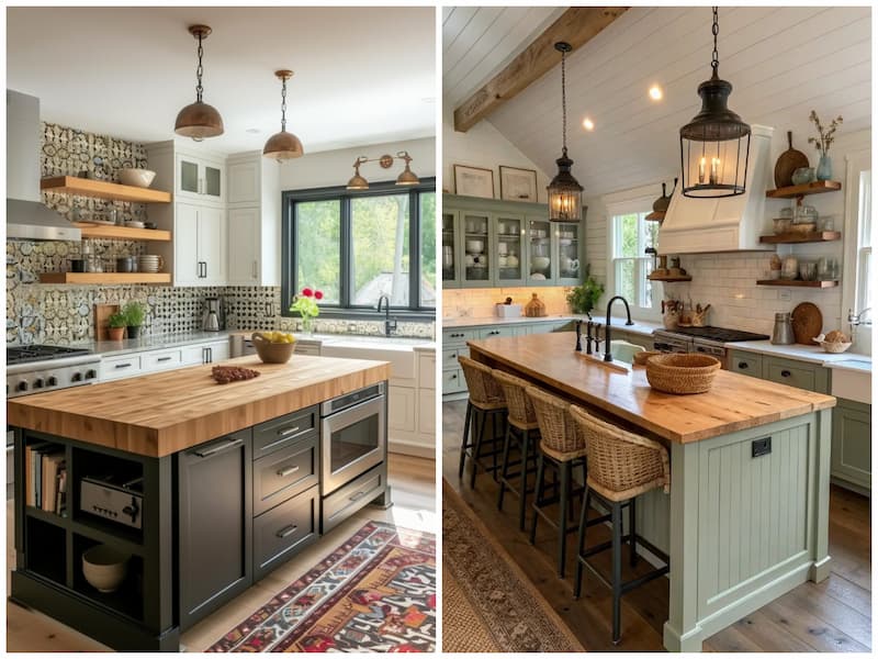 جزیره آشپزخانه کلاسیک