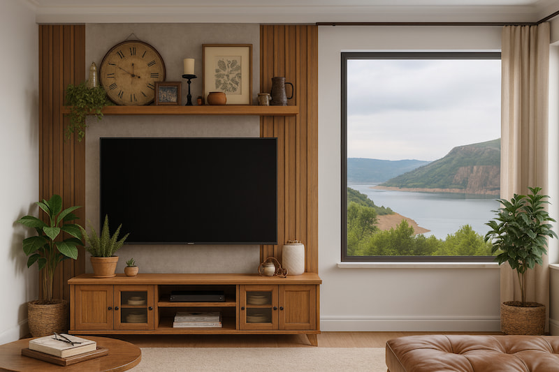 دکور پشت تلویزیون