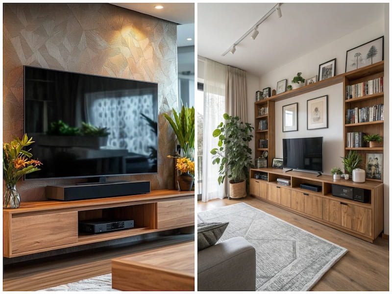 دکور پشت تی‌وی با تی‌وی‌وال