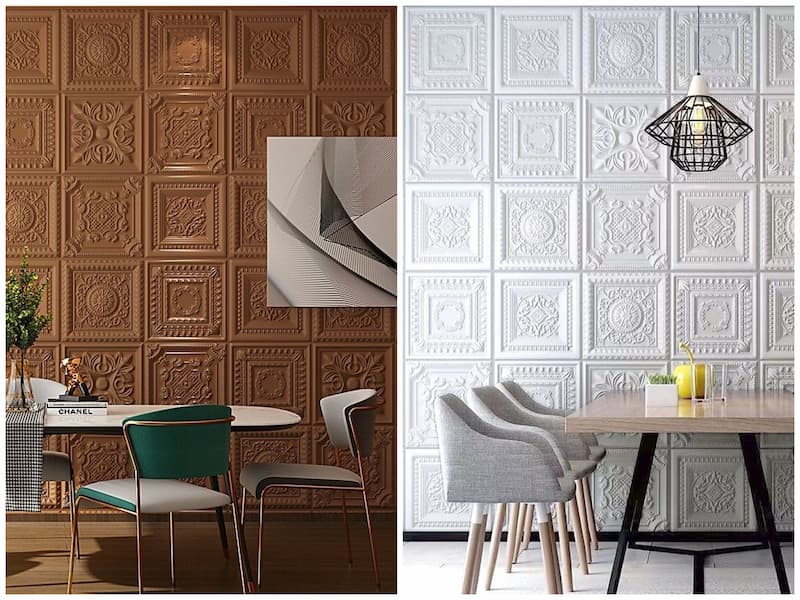 دیوارپوش فومی طرح چوب