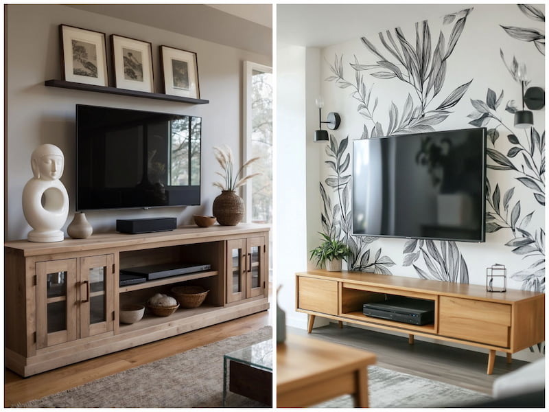 طرح پشت تلویزیون