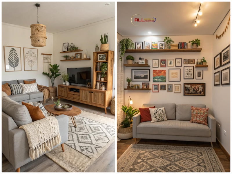 نمونه دکوراسیون داخلی اتاق نشیمن