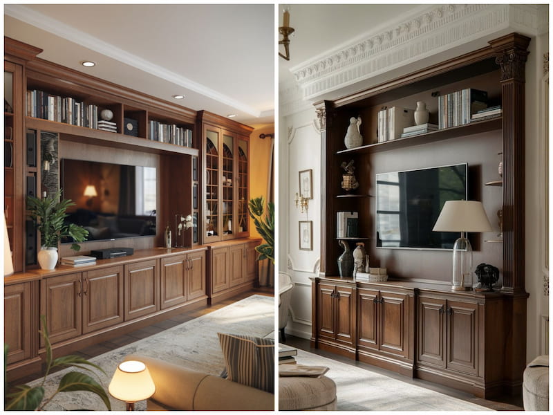 پشت تلویزیون