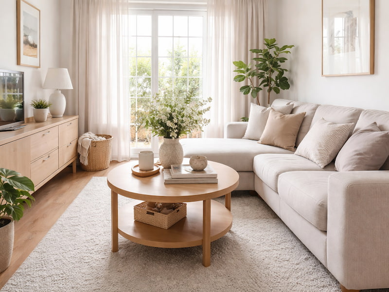 تزیین پذیرایی کوچک