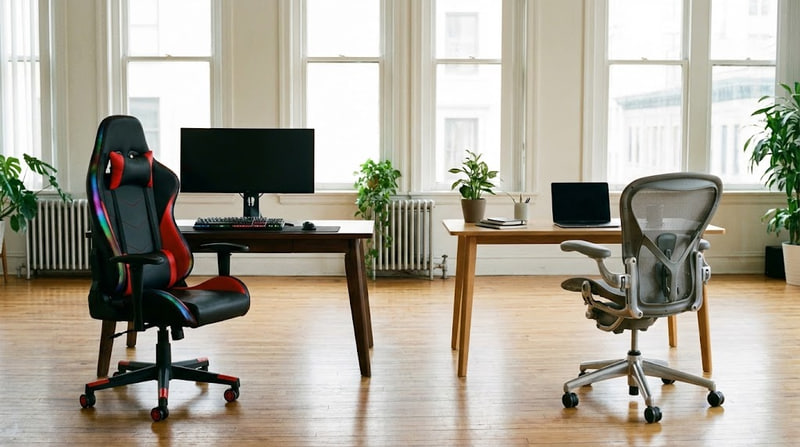 تفاوت صندلی گیمینگ و اداری چیست؟