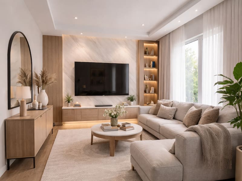 دکوراسیون داخلی پذیرایی کوچک