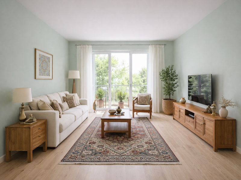 دکوراسیون پذیرایی کوچک ساده