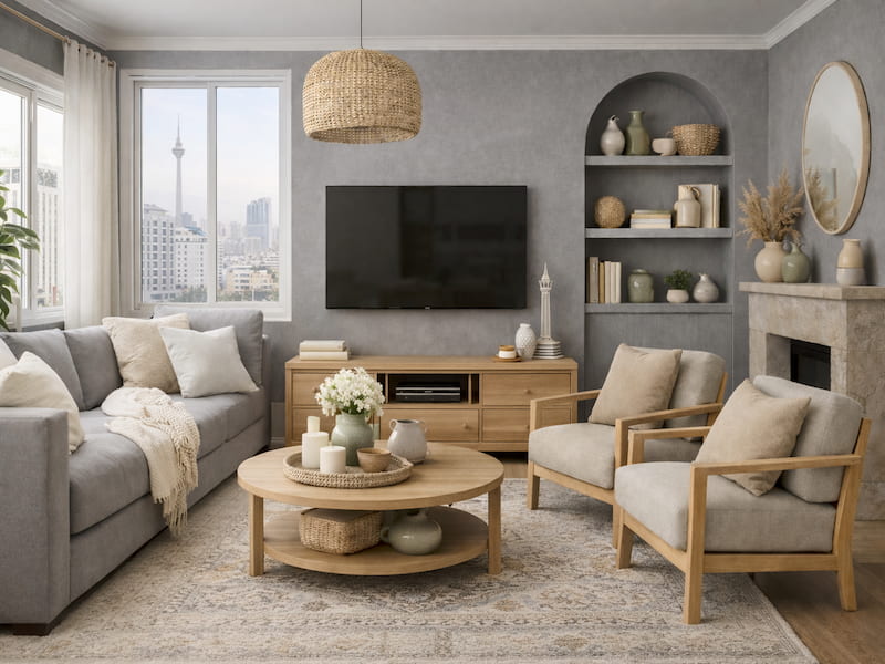 رنگ طوسی با چه رنگی ست میشه