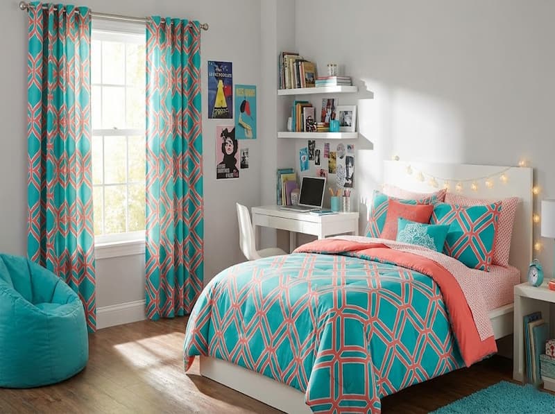 ست پرده و روتختی دخترانه نوجوان