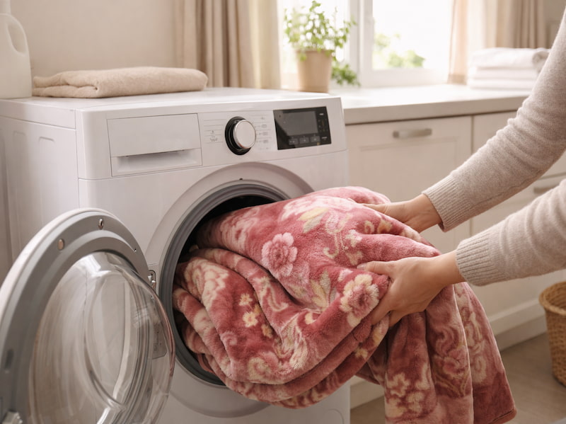 شستن پتو دونفره در لباسشویی