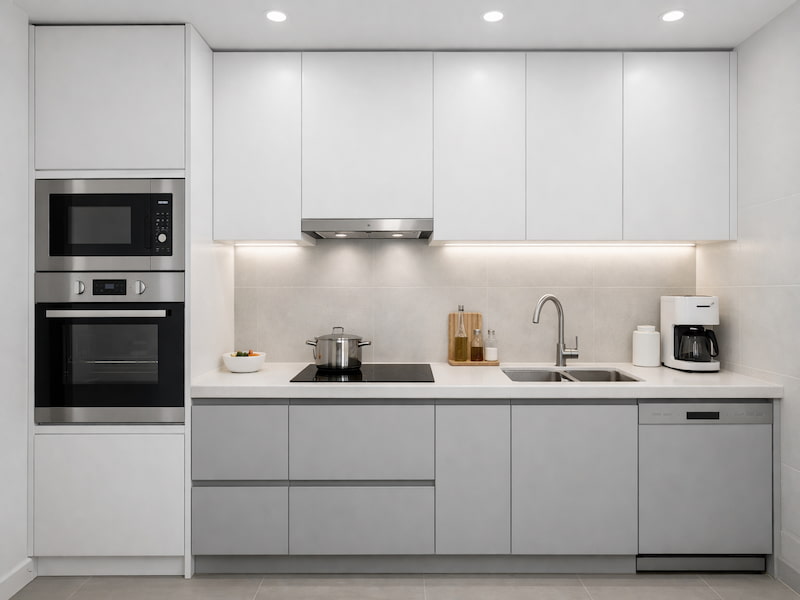 عکس چیدمان آشپزخانه خیلی کوچک