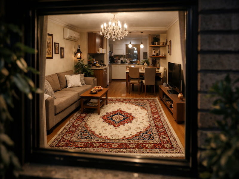 فرش مناسب پذیرایی کوچک