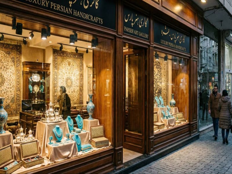 فروشگاه صنایع دستی در تهران خیابان ویلا