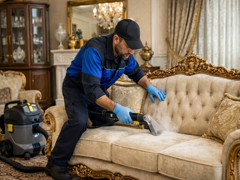 نحوه شستن مبل در خانه