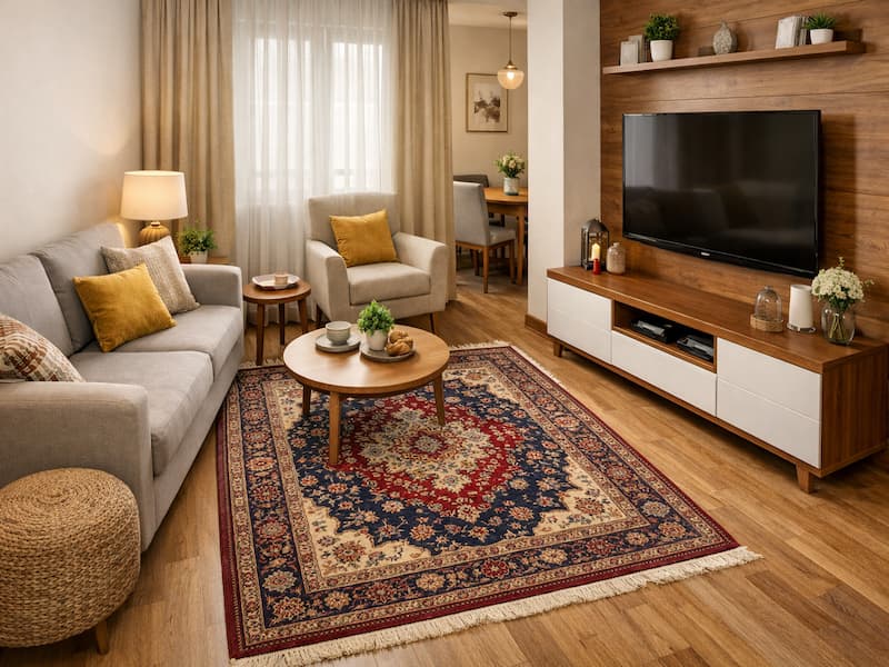 چه فرشی خانه را بزرگتر نشان می دهد