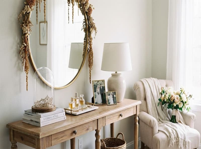 چیدمان داخل کنسول عروس