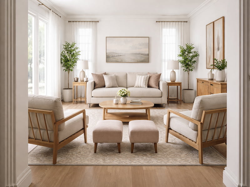 چیدمان مبلمان پذیرایی