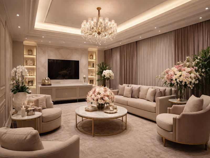 چیدمان گیاه آپارتمانی خانه کم نور