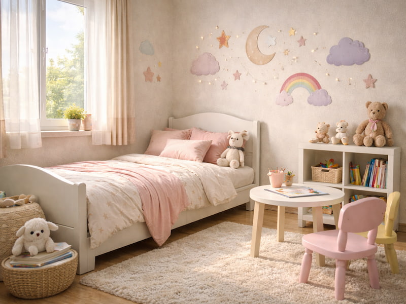 اشتباهات رایج در دکوراسیون اتاق خواب دخترانه