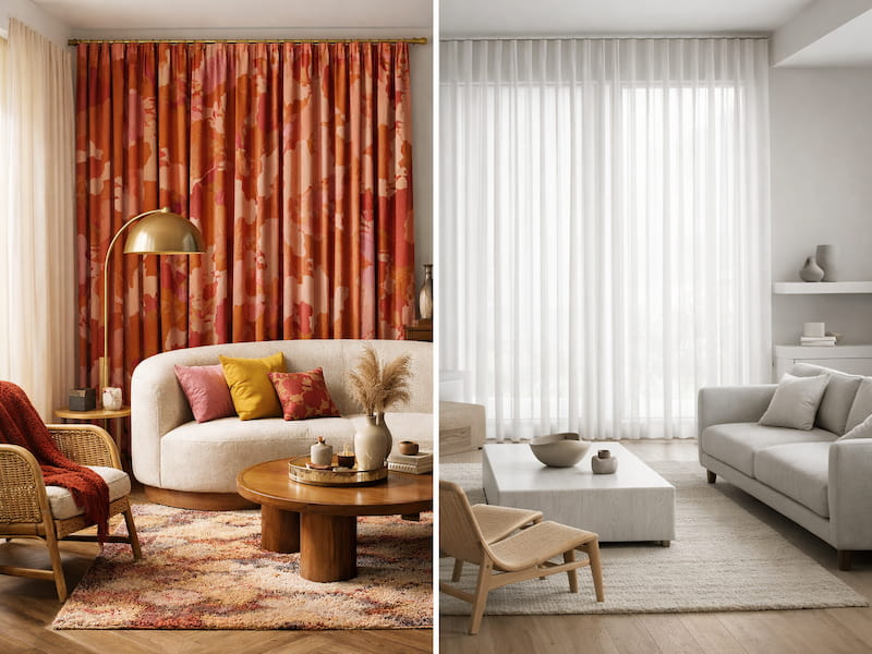 بررسی تفاوت پرده پانچ و مینیمال و آشنایی با ویژگی آن ها