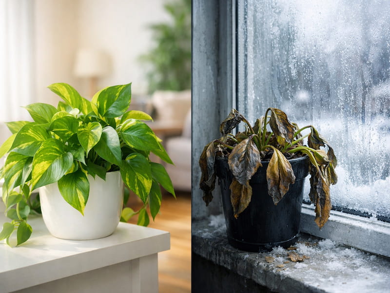 ترفندهای طلایی جلوگیری از سرمازدگی گیاهان در خانه