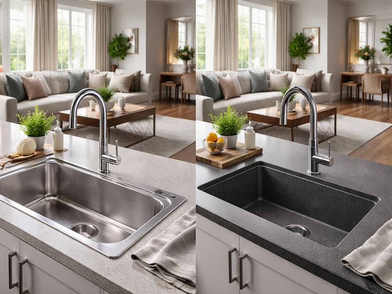 تفاوت سینک سرامیکی و گرانیتی