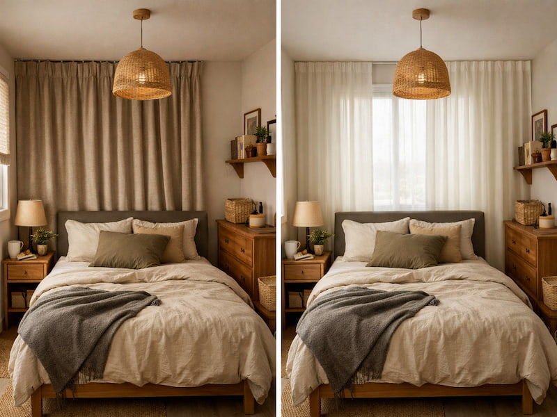 تفاوت پرده پانچ و مینیمال - انتخاب میان دو پرده زیبا و کاربردی