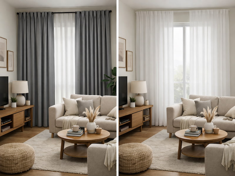 تفاوت پرده پانچی و پرده مینیمال در چیست؟