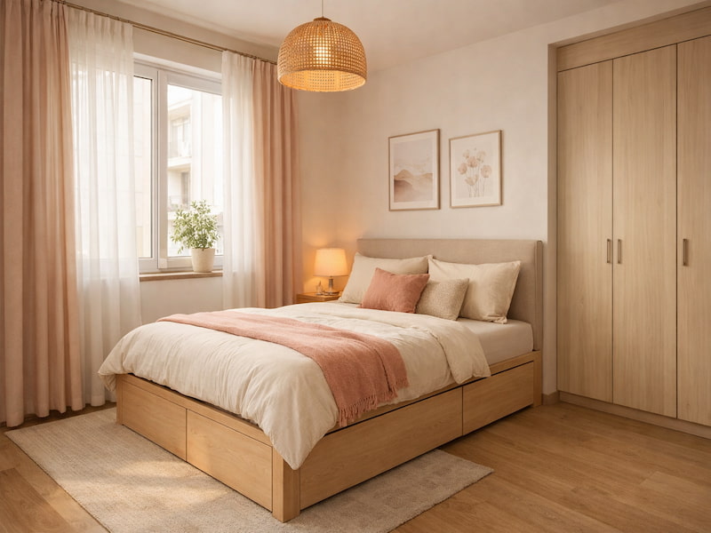 دکوراسیون اتاق خواب دخترانه بزرگسال