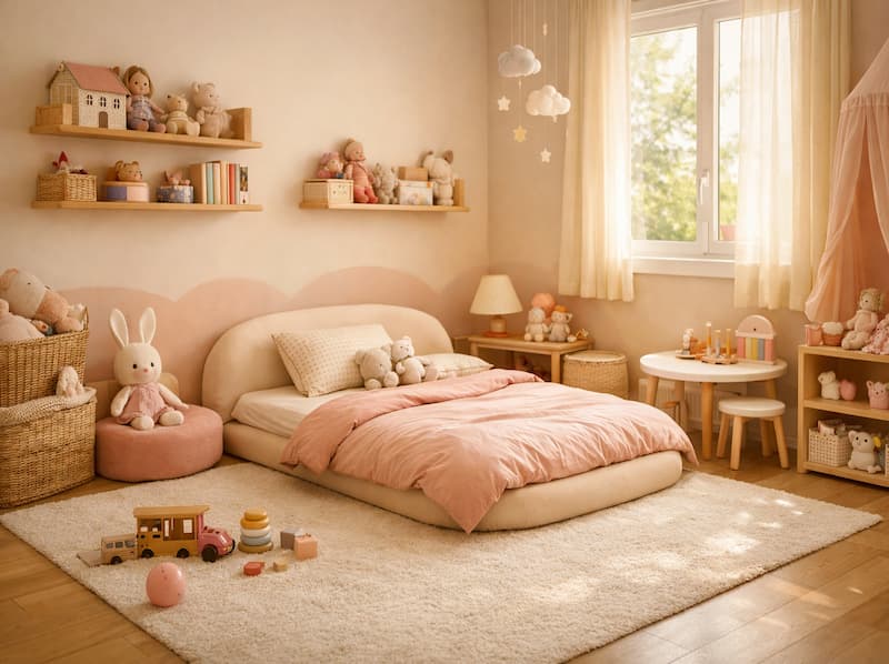 دکوراسیون اتاق خواب دخترانه خردسال ( 3 تا 7 سال)