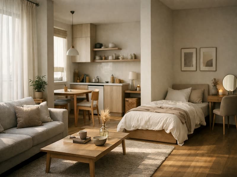 دیزاین خانه مجردی پسرانه