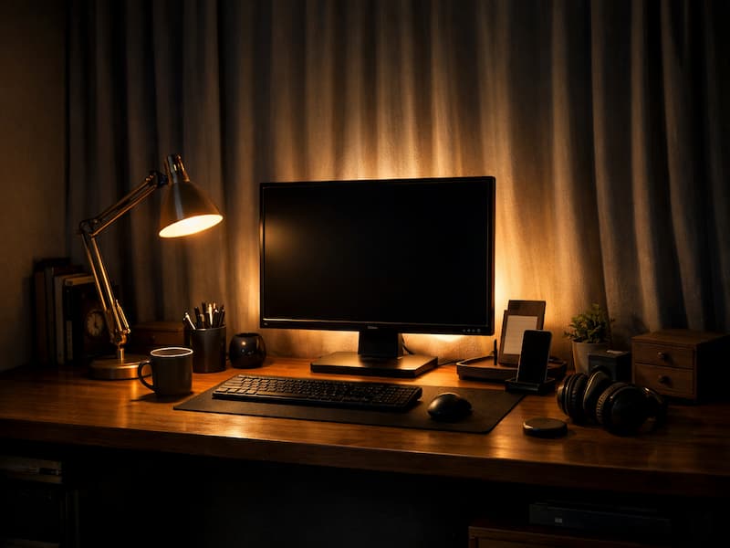 رنگ و متریال اتاق کار در خانه، شیک اما تمرکزساز