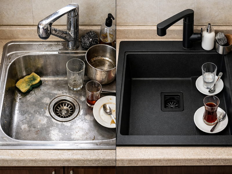 معایب سینک گرانیتی