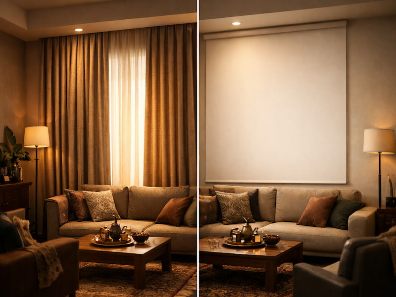 پرده مینیمال بهتره یا پانچ