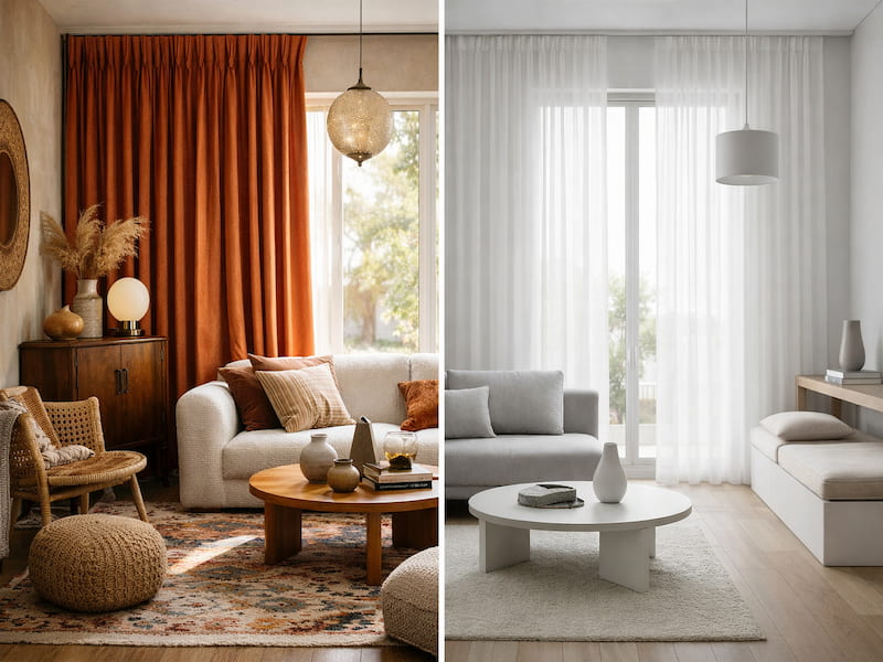 پرده پانچ بهتر است یا مینیمال؟ راهنمای انتخاب نهایی!