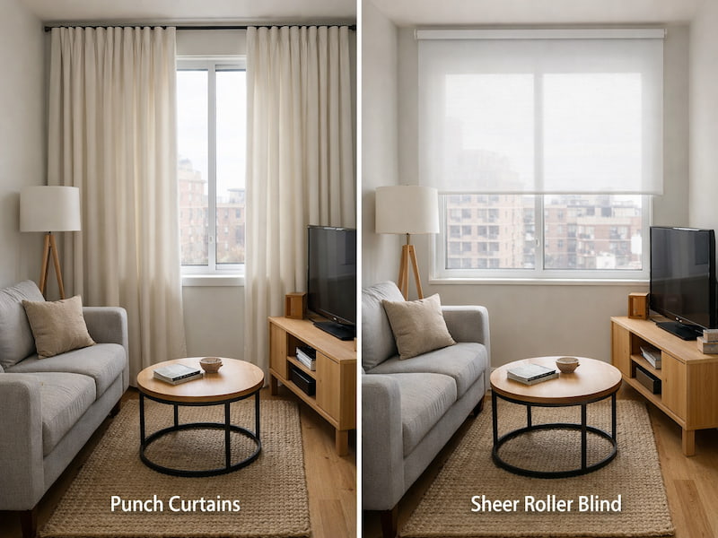 پرده پانچ بهتره یا پرده مینیمال؟ بررسی بر اساس نیاز شما