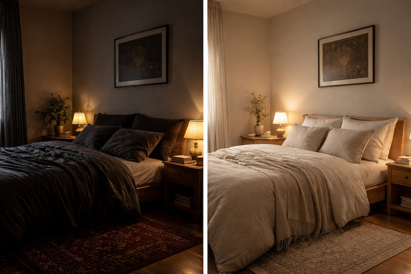 اشتباهات رایج در انتخاب رنگ روتختی