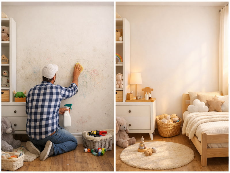 بهترین ترکیب برای شستن دیوار چیست؟