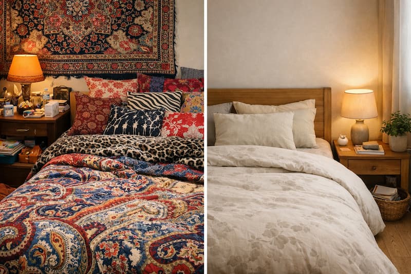 بهترین رنگ روتختی برای خواب آرام در خانه های آپارتمانی