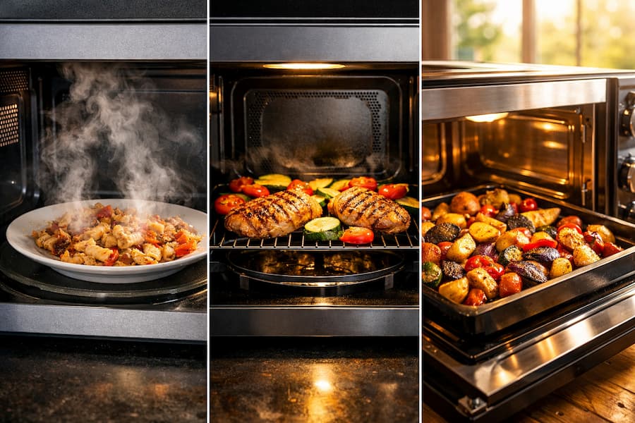 تفاوت مایکروویو با مایکروفر