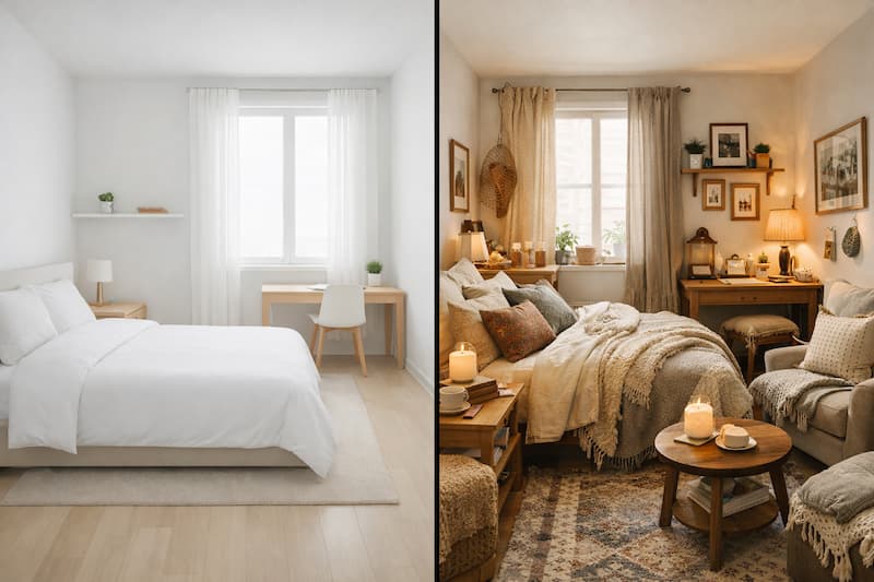 دکوراسیون اتاق خواب پسرانه با وسایل ساده