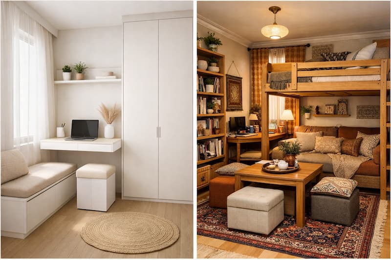 دکوراسیون اتاق خواب پسرانه دونفره